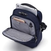 Сумка через плече антизлодій Pacsafe V Companion Crossbody, колір темно-синій - 61105658