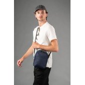 Сумка через плече антизлодій Pacsafe V Companion Crossbody, колір темно-синій - 61105658