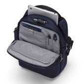 Сумка через плече антизлодій Pacsafe V Tour Crossbody, колір темно-синій - 61110658