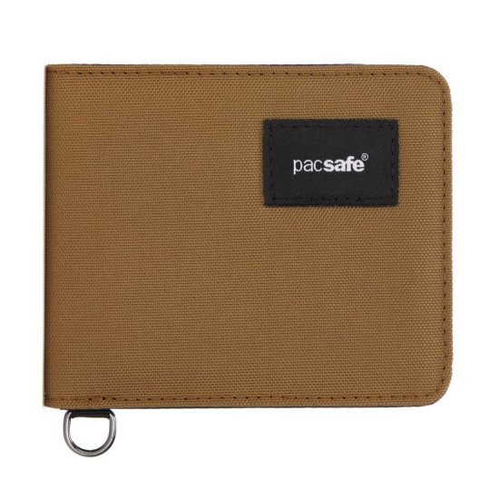 Гаманець антизлодій Pacsafe RFIDsafe bifold, колір коричневий - 11000205