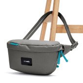 Сумка через плече антизлодій Pacsafe GO Sling, колір сірий - 35100146