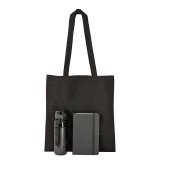Сумка-шопер з довгими ручками Soft Me EcoCarry, колір чорний - 30100101-01 Сумка-шопер з довгими ручками Soft Me EcoCarry, колір чорний - 30100101-01