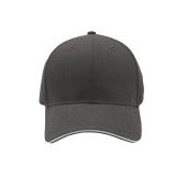 Кепка Nikibo Force Sandwich, колір темно-сірий/білий - 20010501-11