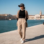 Кепка Nikibo Force Sandwich, колір темно-сірий/білий - 20010501-11