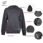 Худі Nikibo Urban, колір чорний - 10090301-01S