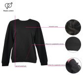 Світшот Nikibo Classic, колір чорний - 10080101-01XXL