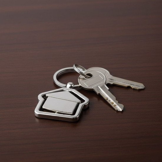 Брелок Bergamo Dual Lodge, колір сріблястий - 120030722-77