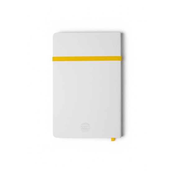 Блокнот в клітинку А5 Berganote Alanis, м'яка обкладинка, колір білий/жовтий - 50040638-05