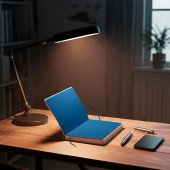 Блокнот в клітинку А5 Berganote Alanis, м'яка обкладинка, колір білий/синій - 50040638-03