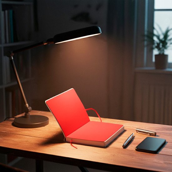 Блокнот в клітинку А5 Berganote Alanis, м'яка обкладинка, колір білий/червоний - 50040638-02