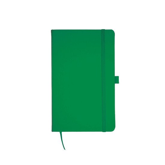 Блокнот в клітинку А5 Berganote Soft, тверда обкладинка, колір зелений - 50040238-07