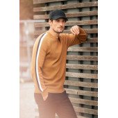 Світшот чоловічий James Harvest Scarsdale, колір горіховий - 2112517190S