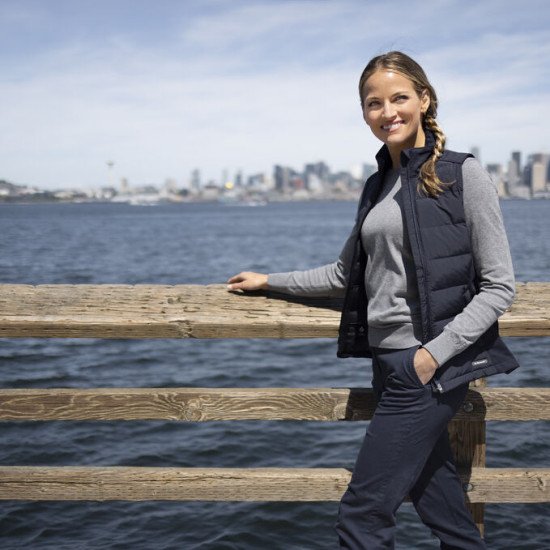 Жилет жіночий Cutter&Buck Oak Harbor, колір темно-синій - 351477580XS