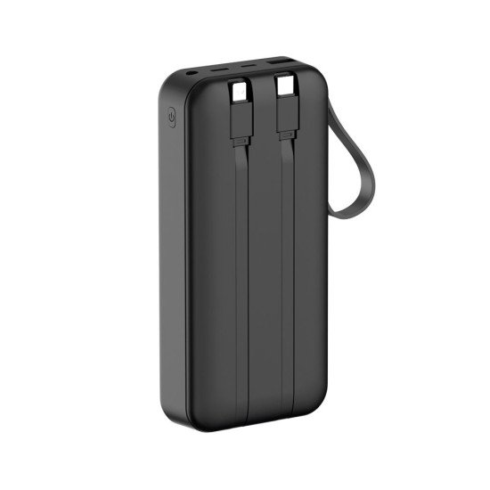 Повербанк 20000 mAh TheGeneral Voltix, цифровий індикатор, колір чорний - 40012819-01 Повербанк 20000 mAh TheGeneral Voltix, цифровий індикатор, колір чорний - 40012819-01