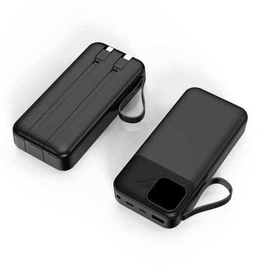 Повербанк 20000 mAh TheGeneral Voltix, цифровий індикатор, колір чорний - 40012819-01 Повербанк 20000 mAh TheGeneral Voltix, цифровий індикатор, колір чорний - 40012819-01