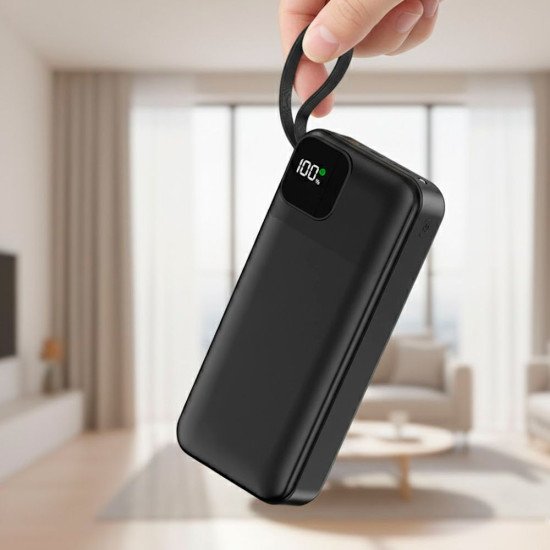 Повербанк 20000 mAh TheGeneral Voltix, цифровий індикатор, колір чорний - 40012819-01 Повербанк 20000 mAh TheGeneral Voltix, цифровий індикатор, колір чорний - 40012819-01