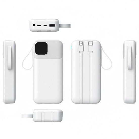 Повербанк 20000 mAh TheGeneral Voltix, цифровий індикатор, колір білий - 40012819-08