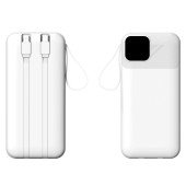 Повербанк 20000 mAh TheGeneral Voltix, цифровий індикатор, колір білий - 40012819-08