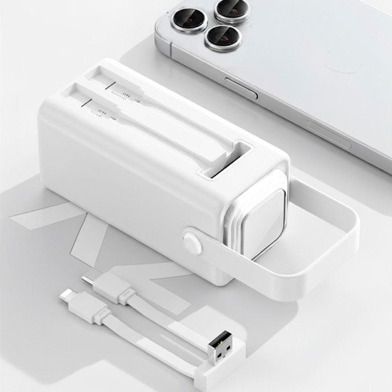Повербанк 20000 mAh TheGeneral Glim, цифровий індикатор, колір білий - 40012919-08 Повербанк 20000 mAh TheGeneral Glim, цифровий індикатор, колір білий - 40012919-08