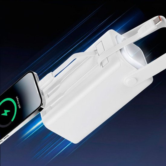 Повербанк 20000 mAh TheGeneral Glim, цифровий індикатор, колір білий - 40012919-08 Повербанк 20000 mAh TheGeneral Glim, цифровий індикатор, колір білий - 40012919-08