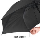 Велика парасоля-тростина механічна Perletti Golf XXL антивітер, колір чорний - P96020-01 Велика парасоля-тростина механічна Perletti Golf XXL антивітер, колір чорний - P96020-01