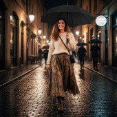 Велика парасоля-тростина механічна Perletti Golf XXL антивітер, колір чорний - P96020-01 Велика парасоля-тростина механічна Perletti Golf XXL антивітер, колір чорний - P96020-01