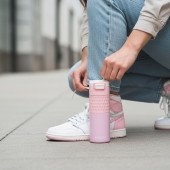 Термокружка 500 мл сталева Kambukka Etna Grip, вакуумна, колір світло-рожевий - 11-01059