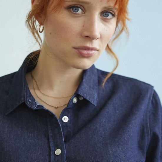 Сорочка жіноча NeoBlu Bennett, колір джинсовий - 047976003XL Сорочка жіноча NeoBlu Bennett, колір джинсовий - 047976003XL