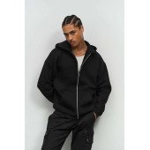 Худі на блискавці SOL’S Jelo, колір чорний - 048183123XL Худі на блискавці SOL’S Jelo, колір чорний - 048183123XL
