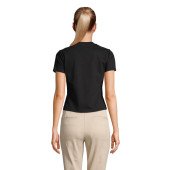 Футболка жіноча SOL’S Lilia, колір насичений чорний - 04811309L Футболка жіноча SOL’S Lilia, колір насичений чорний - 04811309L