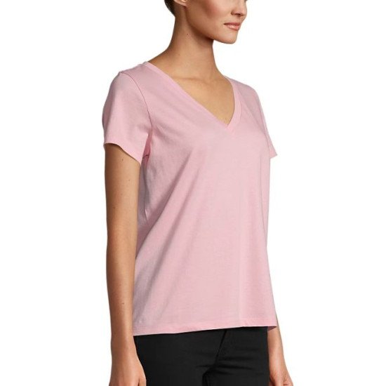 Футболка жіноча SOL’S Regent V, колір пастельно-рожевий - 04766127L Футболка жіноча SOL’S Regent V, колір пастельно-рожевий - 04766127L