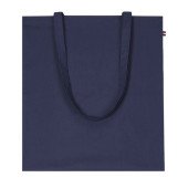 Сумка-шопер з довгими ручками ATF Thomas, колір темно-синій - 03643318TUN