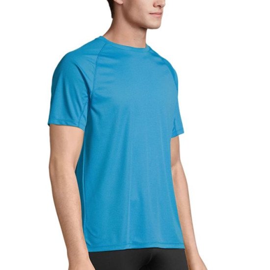 Футболка спортивна чоловіча SOL'S Vortex, колір морський - 04787321L Футболка спортивна чоловіча SOL'S Vortex, колір морський - 04787321L