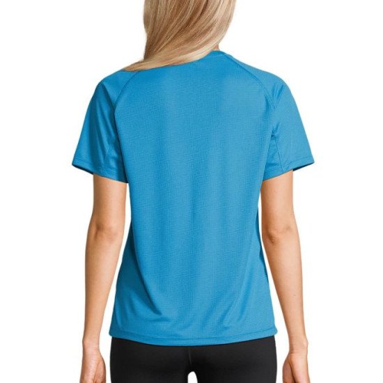 Футболка спортивна жіноча SOL'S Vortex, колір морський - 04788321L Футболка спортивна жіноча SOL'S Vortex, колір морський - 04788321L