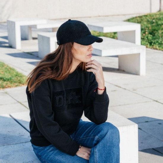 Кепка coFEE Corduroy, колір чорний - 4440.3 CO