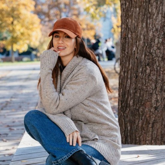 Кепка coFEE Corduroy, колір мідний - 4440.33 CO Кепка coFEE Corduroy, колір мідний - 4440.33 CO