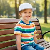 Кепка дитяча coFEE Child snap, колір білий - 2024-6