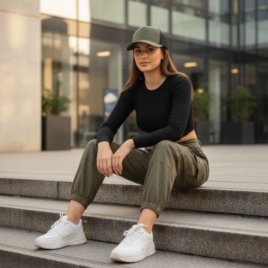 Кепка coFEE Snap curved, колір армійський/чорний - 2030.29 CO