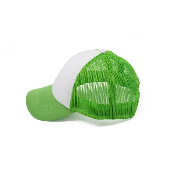 Кепка дитяча coFEE Child trucker, колір лайм/білий - 4009.19 CO
