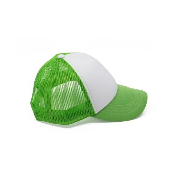 Кепка дитяча coFEE Child trucker, колір лайм/білий - 4009.19 CO
