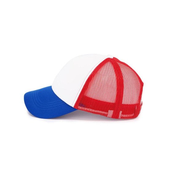 Кепка дитяча coFEE Child trucker, колір червоний/білий/синій - 4009.21 CO
