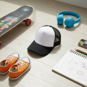 Кепка дитяча coFEE Child trucker, колір чорний/білий - 4009.6 CO