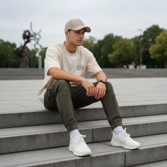 Кепка coFEE Premium, колір бежевий - 4315.17 CO