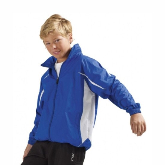 Куртка спортивна дитяча SOL'S Dynamo, колір синій/білий - 9040391314A