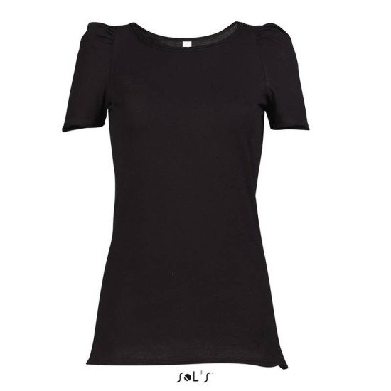 Футболка SOL'S Montmartre, колір насичений чорний - 11935309M