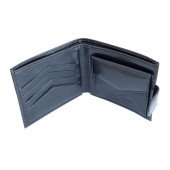 Гаманець чоловічий шкіряний Stefania, колір чорний - 018M-GR-62