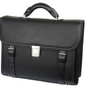 Портфель шкіряний Giovani, колір чорний - 638CV Портфель шкіряний Giovani, колір чорний - 638CV