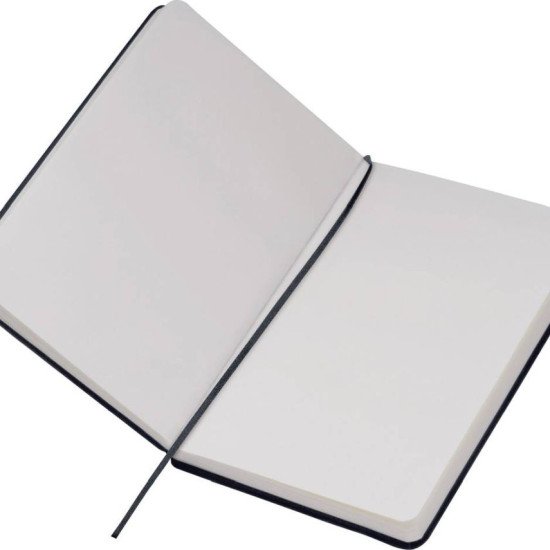 Блокнот без лініювання A5 Easy Gifts Kiel, тверда обкладинка, колір чорний - 312103