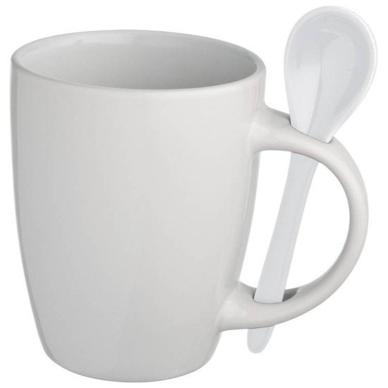 Кружка 350 мл керамічна Easy Gifts Bellevue, колір білий - 174906