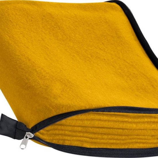 Плед-подушка флісовий Easy Gifts Radcliff 120х180 см, колір жовтий - 277508